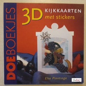 DoeBoekje 41329-7 3D Kijkkaarten met Stickers, E. Plantinga